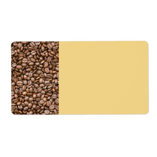 Koffiebonen Etiket (Voorkant)