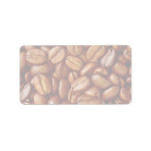 Koffiebonen Etiket (Voorkant)