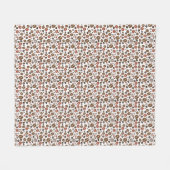 Koffiebonen Fleece Deken (Voorkant (Horizontaal))