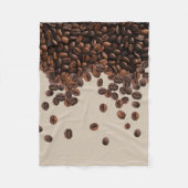 Koffiebonen Fleece Deken (Voorkant)