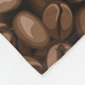Koffiebonen Fleece Deken (Hoek)