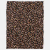 Koffiebonen Fleece Deken (Voorkant)