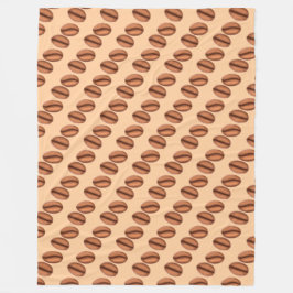 Koffiebonen Fleece Deken