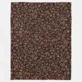 Koffiebonen Fleece Deken (Voorkant)