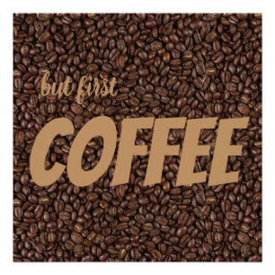Koffiebonen Foto Afdruk