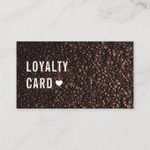 Koffiebonen Foto Koffie Koffiewinkel Loyalty-Kaart Klantenkaartje (Voorkant)