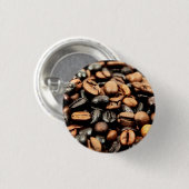 Koffiebonen Fotografie Ronde Button 3,2 Cm (Voorkant /achterkant)