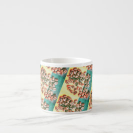 Koffiebonen Geel Groene Textuur Espressokop Espresso Kop
