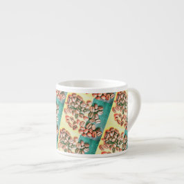 Koffiebonen Geel Groene Textuur Espressokop Espresso Kop