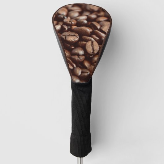 Koffiebonen Golfheadcover (Voorkant)