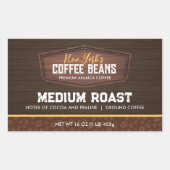 Koffiebonen Grounds Product Label (Voorkant)