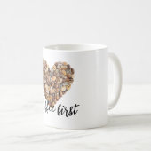 Koffiebonen Hart Koffiemok (Voorkant rechts)