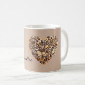 Koffiebonen Hart Koffiemok (Voorkant rechts)