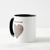 Koffiebonen Hart Mok (Voorkant links)