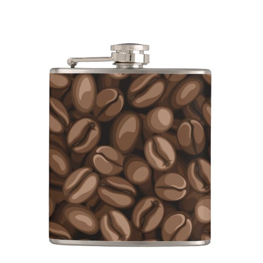 Koffiebonen Heupfles (Voorkant)