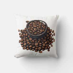 Koffiebonen in een Kom Kussen