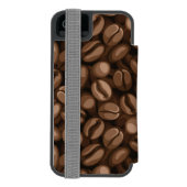 Koffiebonen Incipio iPhone Portemonnee Hoesje (Agenda Achterkant)