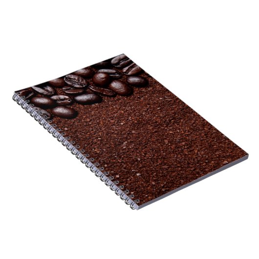 Koffiebonen - Java Bean Gepersonaliseerd Sjablonen Notitieboek (Rechterzijde)