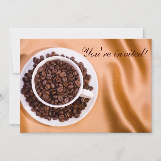 Koffiebonen Kaart (Voorkant)