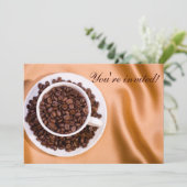 Koffiebonen Kaart (Staand voorkant)