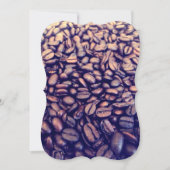 koffiebonen kaart (Voorkant)