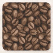 Koffiebonen Kartonnen Onderzetters (Voorkant)