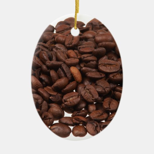 Koffiebonen Keramisch Ornament (Voorkant)