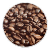 Koffiebonen Keramische Knop (Voorkant)