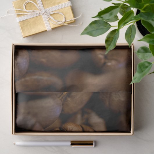 Koffiebonen keuken, 20x30 decoupage-achtergrond tissuepapier (Geschenk)