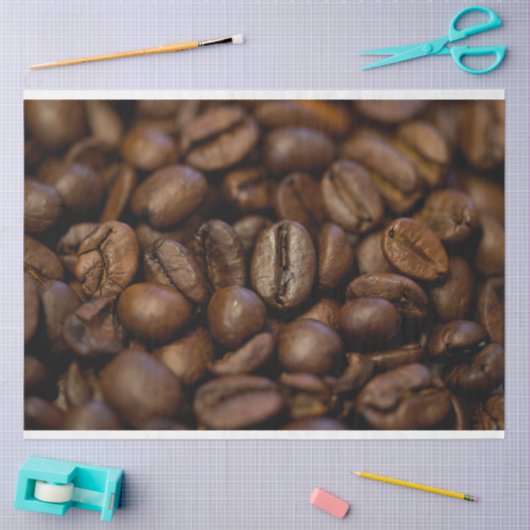 Koffiebonen keuken, 20x30 decoupage-achtergrond tissuepapier (Craft)