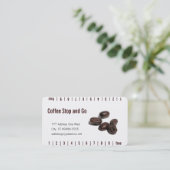 Koffiebonen Klantenkaartje (Staand voorkant)