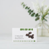 Koffiebonen Klantenkaartje (Staand voorkant)