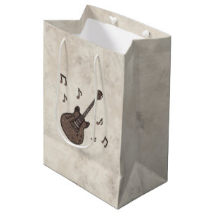 Koffiebonen-Koffie-Gitaar-Koffiekunst-Muziek- Medium Cadeauzakje