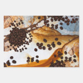 Koffiebonen Koffieliefhebber Inpakpapier Vel (Voorkant)