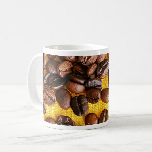 Koffiebonen Koffiemok (Voorkant links)