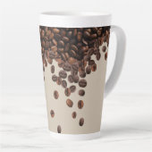 Koffiebonen Latte Mok (Rechterhoek)