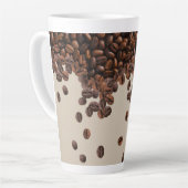 Koffiebonen Latte Mok (Linkerhoek)