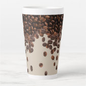 Koffiebonen Latte Mok (Voorkant)