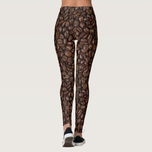Koffiebonen Leggings (Achterkant)