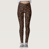 Koffiebonen Leggings (Voorkant)