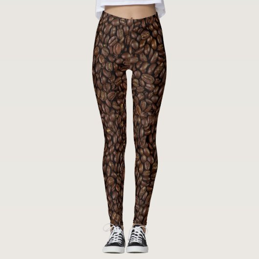 Koffiebonen Leggings (Voorkant)