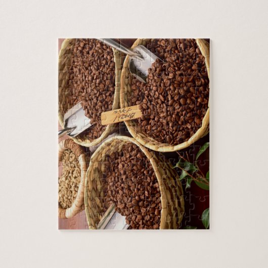 Koffiebonen Legpuzzel (Verticaal)