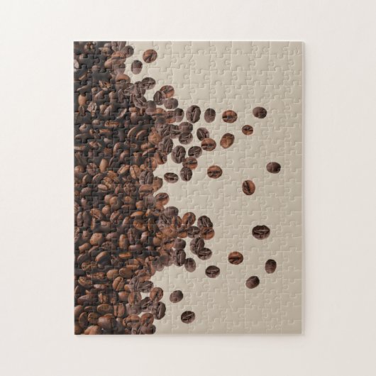 Koffiebonen Legpuzzel (Verticaal)