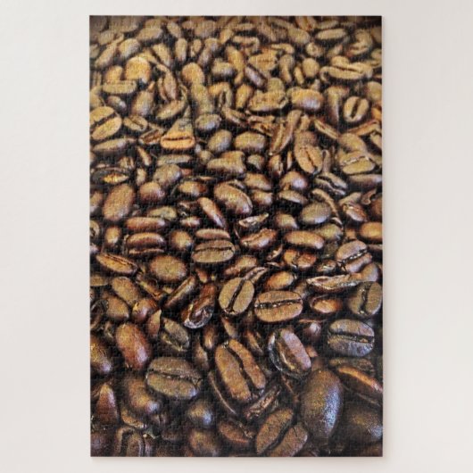 koffiebonen legpuzzel (Verticaal)