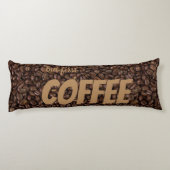 Koffiebonen Lichaamskussen (Achterkant)