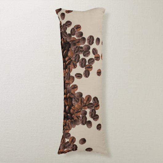 Koffiebonen Lichaamskussen (Voorkant Verticaal)