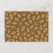 Koffiebonen Luier Raffle Baby shower Informatiekaartje (Achterkant)
