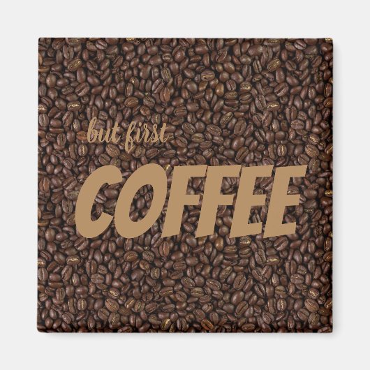 Koffiebonen Magneet (Voorkant)