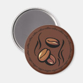Koffiebonen Magnet (Voorkant / Achterkant)