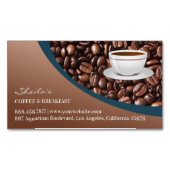 Koffiebonen Magnetisch Visitekaartje (Voorkant)